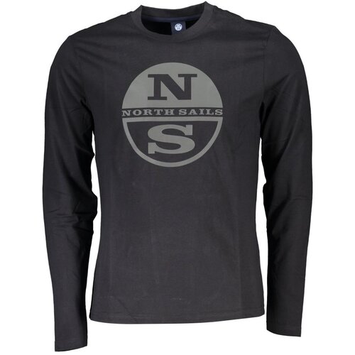 North Sails men&amp;#039;s long sleeve t-shirt black Slike