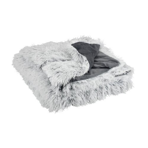  Ćebe thr lotus fake fur 135x195 white/grey ( 4538400 ) Cene