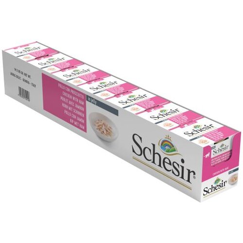 Schesir cat piletina i šunka 85gr Cene