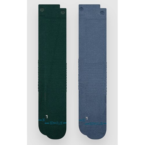 Stance Solid Mid Poly Snow 2 Pack Funkcijske nogavice pine Cene