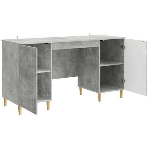  Stol Betonska siva 142 5 x 50 x 75 cm Konstruirano drvo Slike