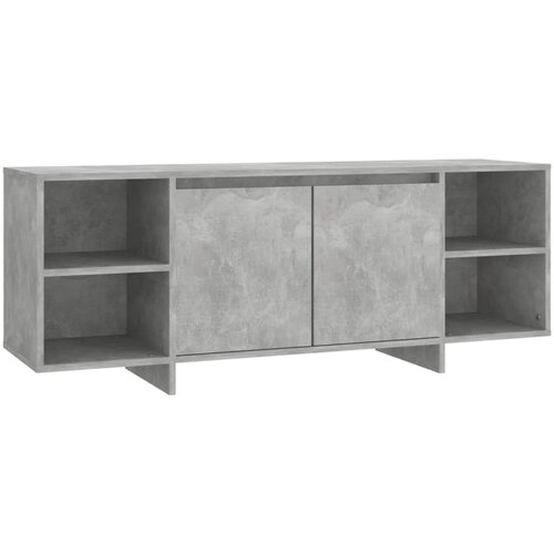 Maison Chic TV omarica - TV stojalo - Televizijska omarica betonsko siva 130x35x50 cm iverna plošča, (21699828) Cene