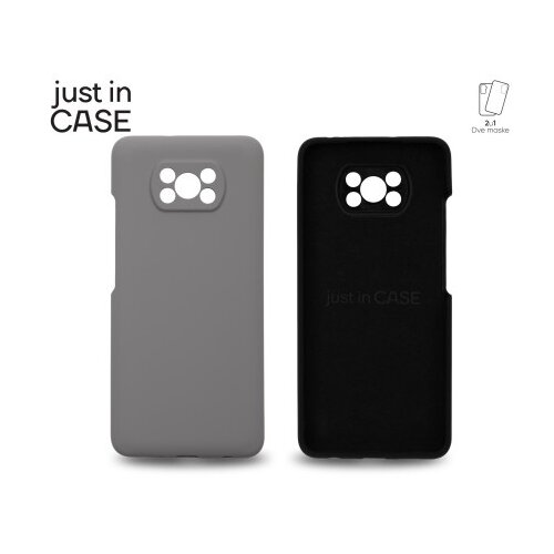 Just In Case 2u1 Extra case MIX PLUS paket CRNI za Poco X3 Pro ( MIXPL411BK ) Cene