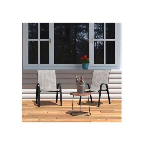 MULTIGARDEN Set od 2 baštenske stolice light gray Cene