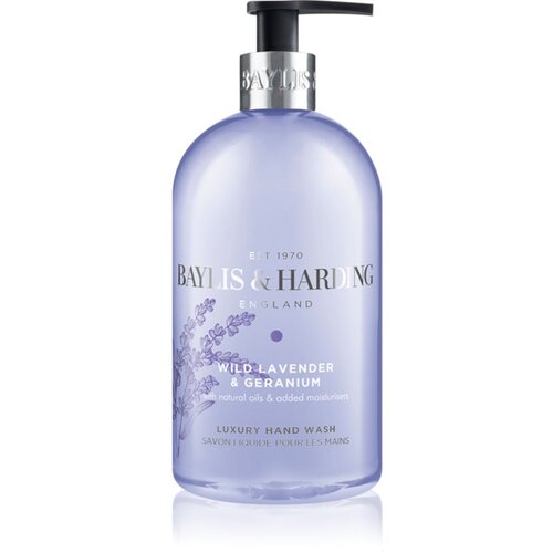 Baylis &amp;amp; Harding Wild Lavender &amp;amp; Geranium tekoče milo za roke z vlažilnim učinkom 500 ml Slike