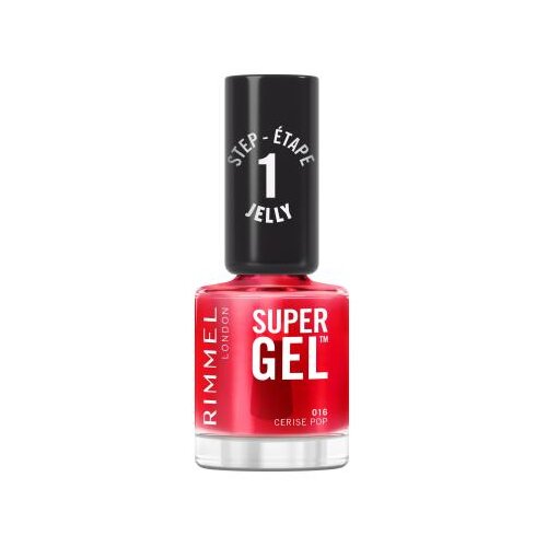Rimmel London Super Gel STEP1 lak za nohte 12 ml odtenek 016 Cerise Pop Cene