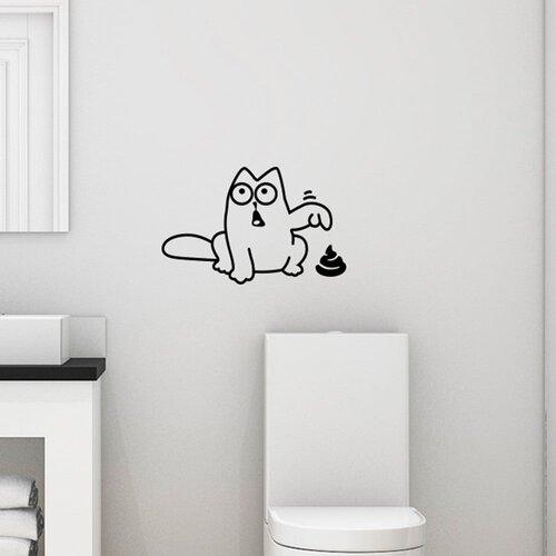 Ambiance Nalepka Funny Cat Slike