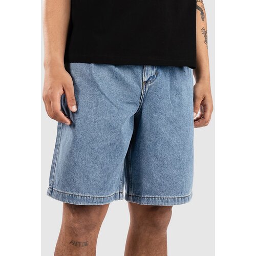 Vans Authentic Chino Loose Pleated Denim Kratke hlace stonewash / blue Cene