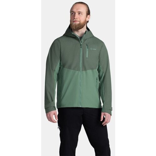 Kilpi Men's outdoor jacket SONNA-M Dark green Slike