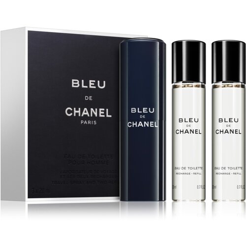 Chanel Bleu de toaletna voda "zasuči in razprši" 3x20 ml za moške Cene