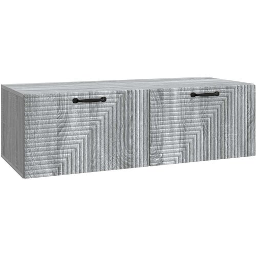  ormar za zid 98 x 41 x 30 cm Siva sonoma Konstruirano drvo Slike