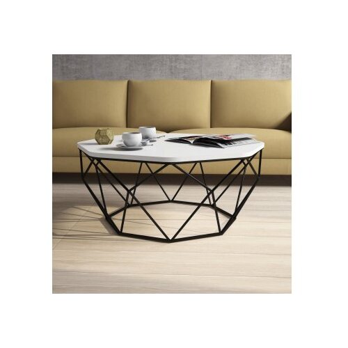  Klub sto Diamond 90x38x90cm Beli Slike