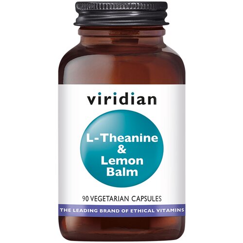 Viridian Nutrition L-Theanin z meliso, vodotopna aminokislina (90 kapsul) Cene