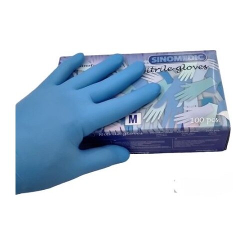  Sinomedic nitrilne rukavice plave S A100 ( 240015 ) Cene