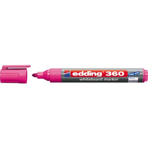 Edding marker za belu tablu 360 1,5-3mm, zaobljeni roze Slike
