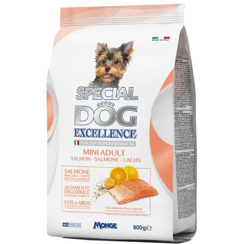 Monge special dog excellence hrana za pse adult mini - losos 800g Slike