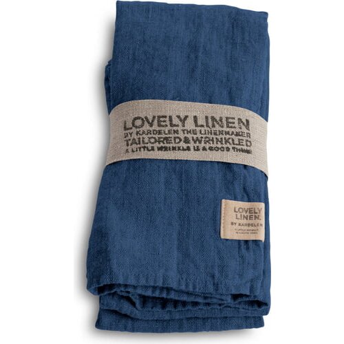 Lovely Linen Namizni tekač - Denim Blue Cene