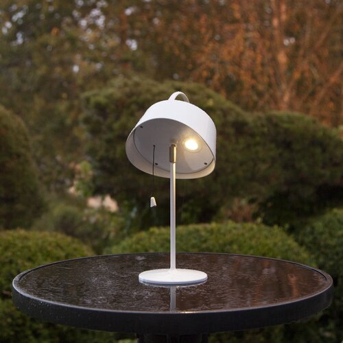 Star Trading Bijela vanjska solarna LED svjetiljka Cervia, visina 36 cm Slike