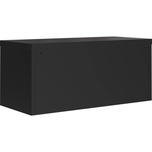  za spise crni 90 x 40 x 180 cm čelični Slike