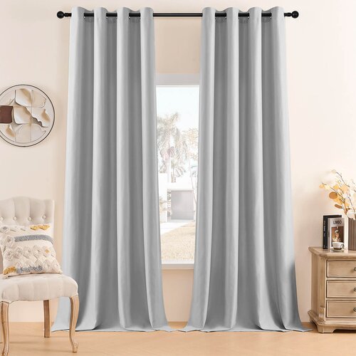  Zavjese u setu EFE Light Grey (2 kom) 135x260 Slike