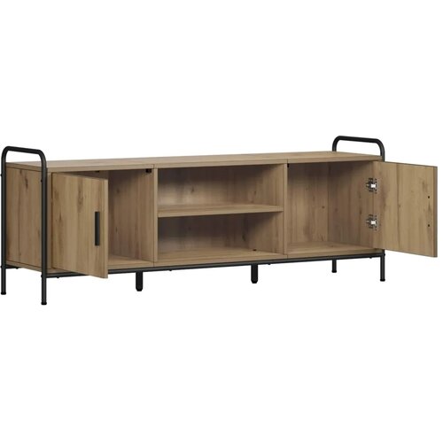  TV ormar 133 x 33 x 50 cm Hrast artisan Konstruirano drvo - Hrast artisan 67 5 x 33 x 50 cm Slike