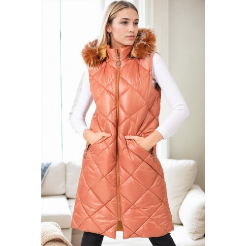 Dewberry Z6717 WOMEN&amp;#039;S VEST-TABA-2 Slike