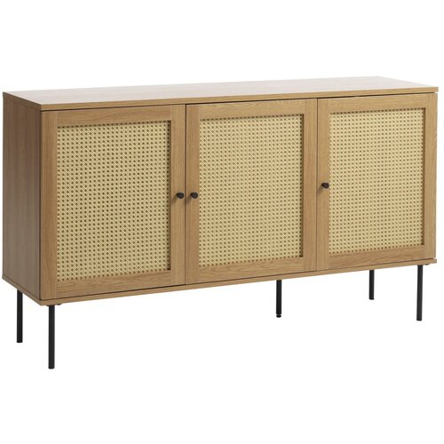 Unique Furniture Nizka komoda v hrastovem dekorju 140x80 cm Pensacola &amp;ndash; Slike