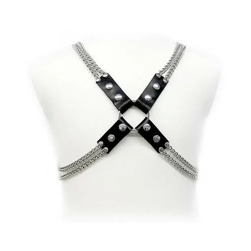LEATHER BODY CHAIN HARNESS