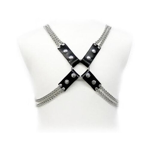 LEATHER BODY CHAIN HARNESS Slike