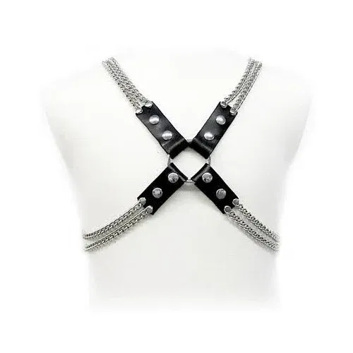 LEATHER BODY CHAIN HARNESS