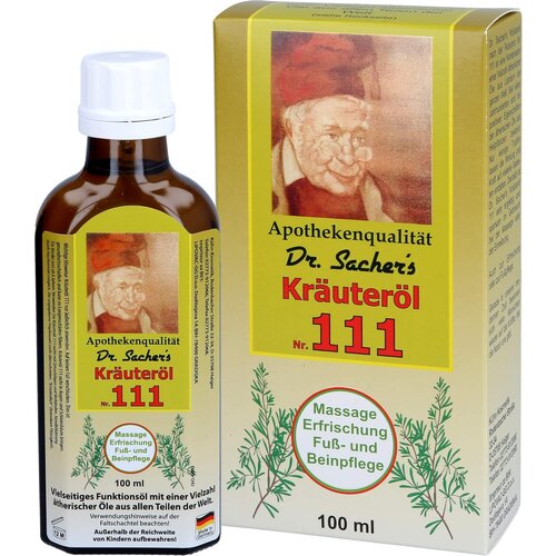 K&amp;uuml;hn Kosmetik Zeli&amp;scaron;čno olje 111 KR&amp;Auml;UTER&amp;Ouml;L Dr. Sacher&amp;#039;s 100 ml Slike