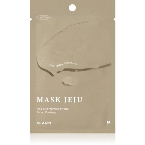 Mizon Joyful Time Jeju Lotus vlažilna tekstilna maska za čist in zdrav obraz 23 g Cene