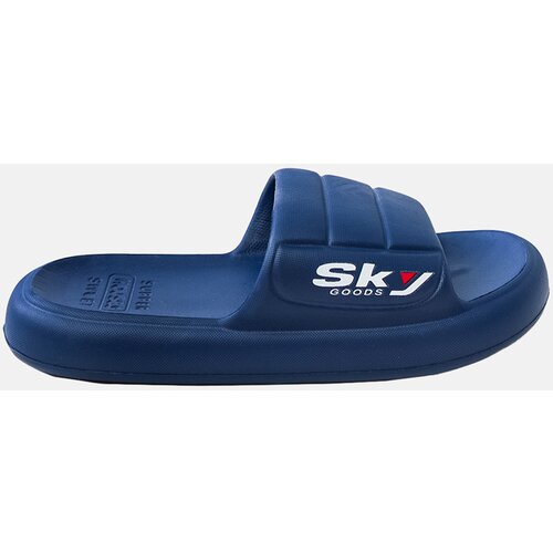  Navy blue men's rubber flip-flops Torwald Cene