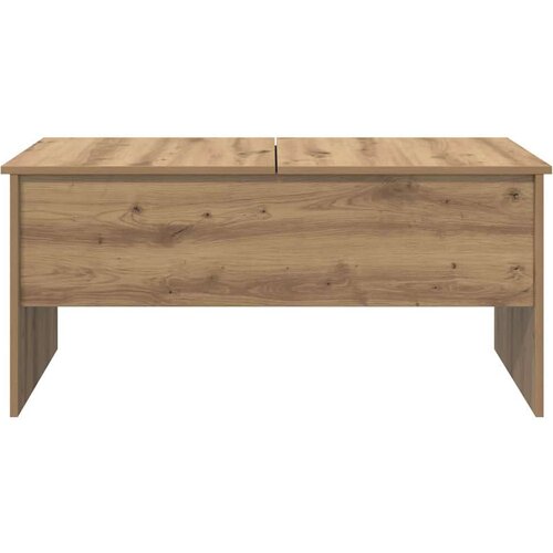 VidaXL Stolić za kavu hrast artisan 102 x 50,5 x 46,5 cm Slike