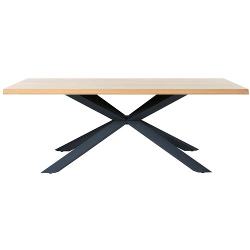 Unique Furniture Jedilna miza z mizno ploščo v hrastovem dekorju 100x200 cm Arno – Cene