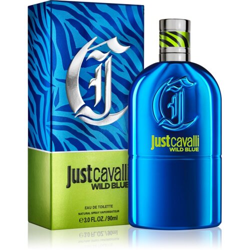 Roberto Cavalli Just Cavalli Wild Blue toaletna voda za mo&amp;scaron;ke 90 ml Slike