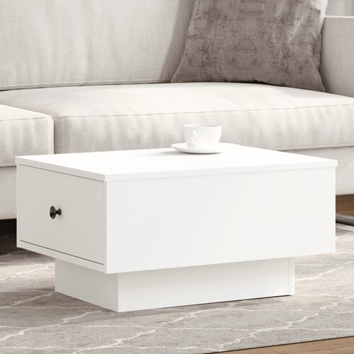 The Living Store Klubska mizica bela 60x45x31 cm inženirski les - Klubska Mizica, (21573222) Cene