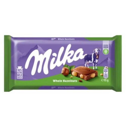 NELT CO. DOO BEOGRAD Cokolada mlecna wholenuts Milka 95g Cene