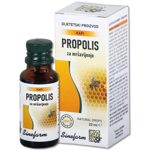 Sinefarm Propolis kapi za mr&amp;scaron;avljenje 20 ml Slike