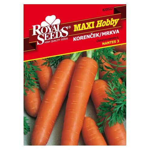 ROYAL SEEDS Sjeme povrća MAXI HOBBY 22 MRKVA NANTES Cijene