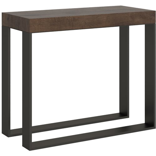 Ityhome 90 x 77 konzolna miza rjava, (20847964) Slike