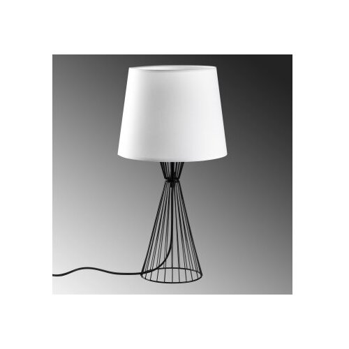 Opviq Stona lampa Telis-5374, 28x28x55 cm, IP20, Crno-bijela Slike
