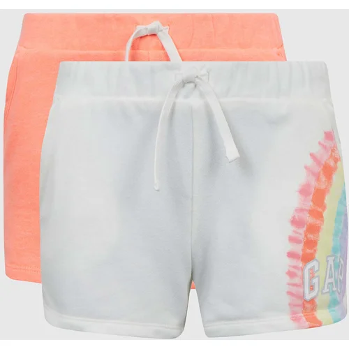 GAP Kids Shorts with Elasticated Waistband, 2pcs - Girls