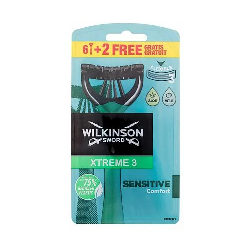 Wilkinson Sword Xtreme 3 Sensitive Comfort brijač za osjetljivu kožu za jednokratnu upotrebu 8 kom