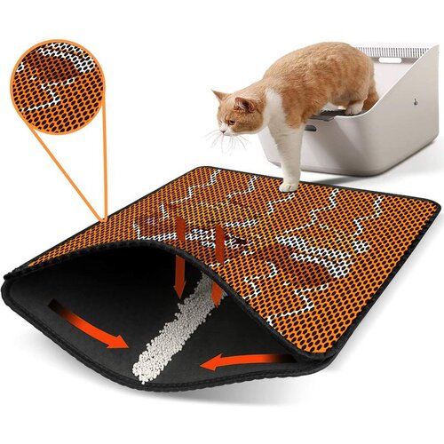 WALLXPERT Nrszn0023 multicolor cat litter mat Cene