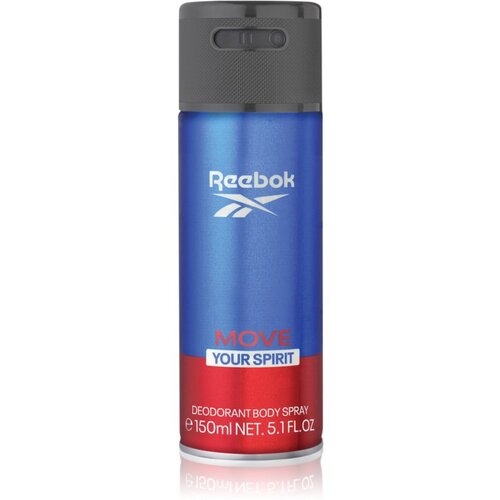 Reebok Move Your Spirit poživitveno pršilo za telo za moške 150 ml Cene