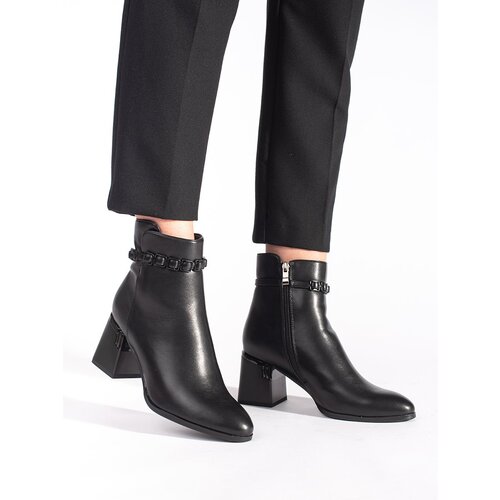 GOODIN Elegant women&amp;#039;s black ankle boots Slike