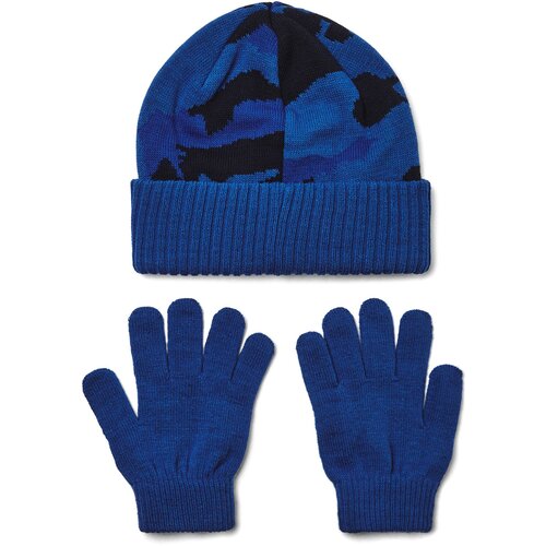 Under Armour B Beanie/Glove Combo-BLU Slike