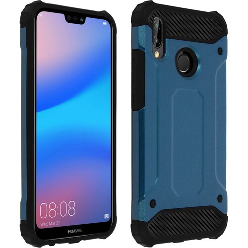 AVIZAR Ovitek Defender II, odporen proti udarcem - odpornost na padce z vi&scaron;ine 1,8 metra - polnocno modra str. Huawei P20 Lite, (20600289) Cene
