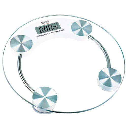 Grünberg Victronic osobna vaga staklo okrugla, lcd display, max 180kg